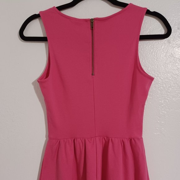 Old Navy Pink A-line Dress Women's XS/TP Petite Sleeveless Stretchy Dress Zipper - Picture 5 of 6